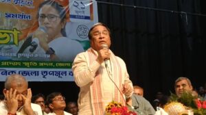 একুশে জুলাই শহীদ স্মরণে তৃণমূলের সমাবেশ কে কেন্দ্র করে মেদনীপুর শহরে প্রস্তুতি সভা